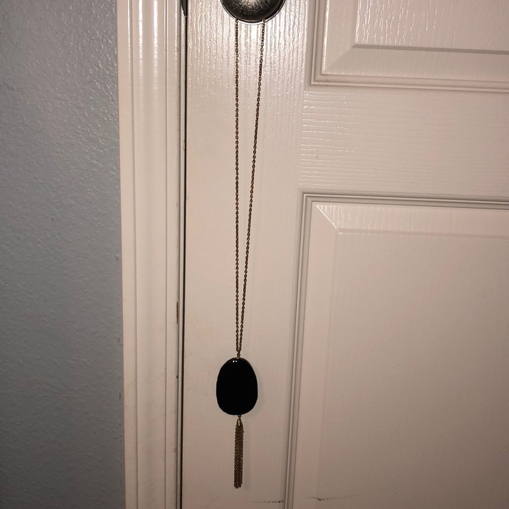 Black and gold necklace